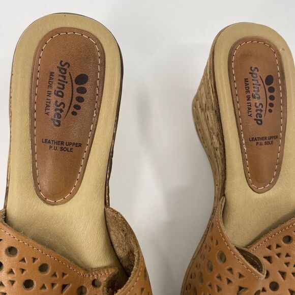 Spring Step Brown Perforated Wedges - Picture 4 of 10